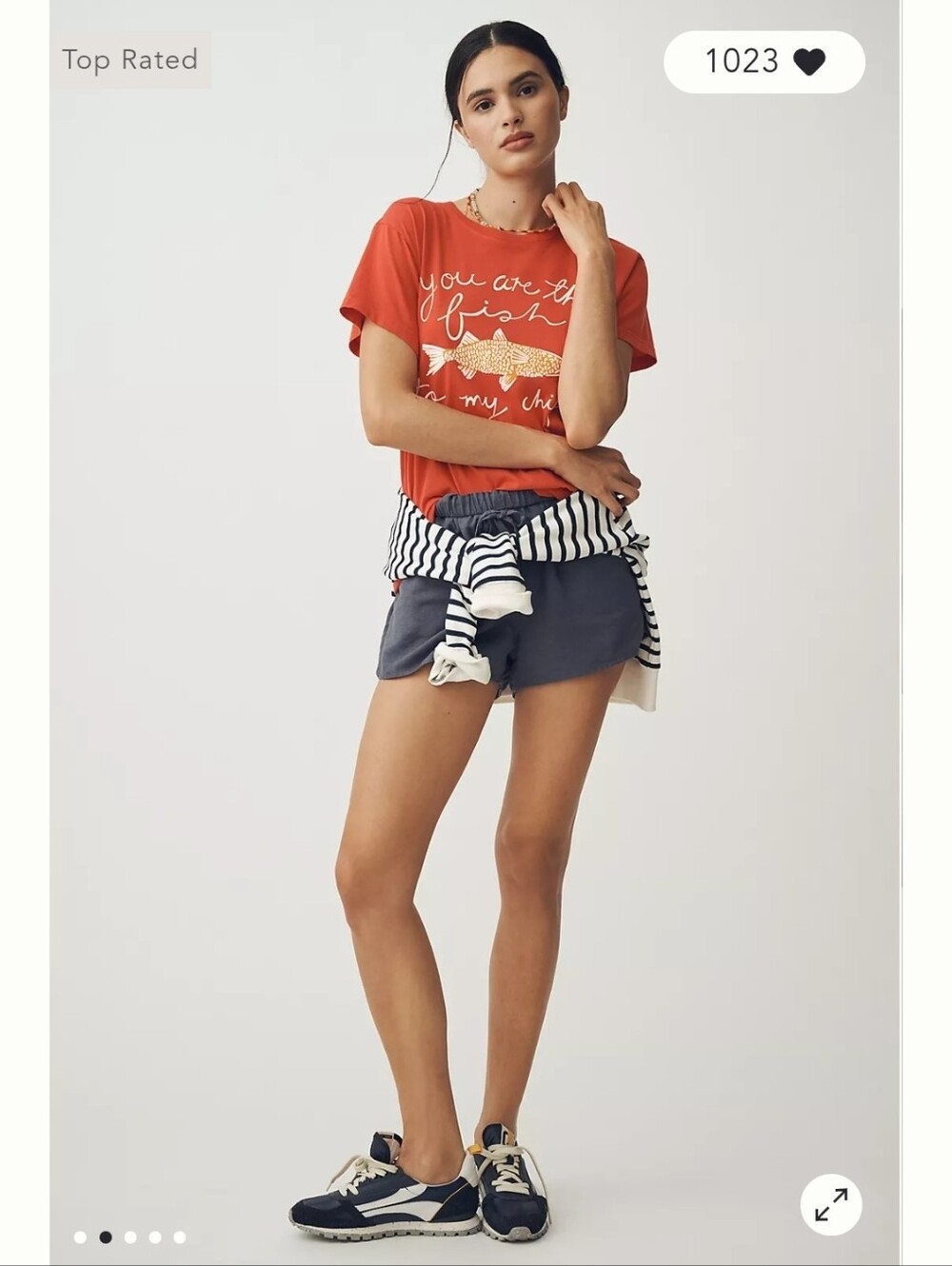 NWT Letluv Graphic Tee "You Are The Fish To My Chips" - Picture 5 of 7